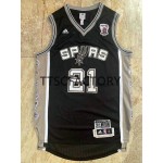 Maillot NBA San Antonio Spurs DUNCAN 21 Retro Noir Swingman - Homme